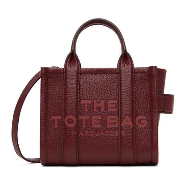 마크제이콥스 마크 제이콥스 Marc Jacobs Burgundy The Leather Mini Tote Bag Tote 241190F049005