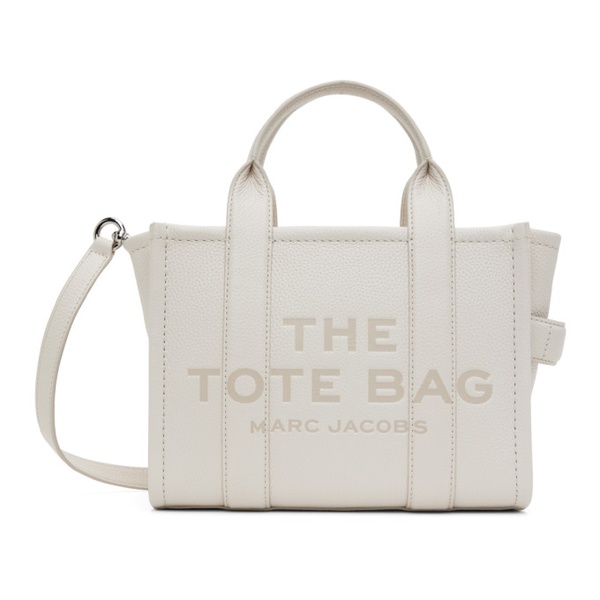 마크제이콥스 마크 제이콥스 Marc Jacobs 오프화이트 Off-White The Leather Small Tote Bag Tote 241190F049062