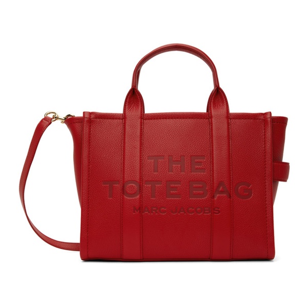 마크제이콥스 마크 제이콥스 Marc Jacobs Red The Leather Medium Tote Bag Tote 241190F049077