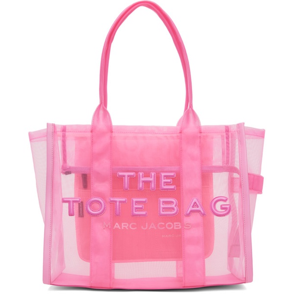 마크제이콥스 마크 제이콥스 Marc Jacobs Pink The Mesh Large Tote Bag Tote 241190F049098