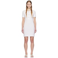 베르사체 진 꾸뛰르 베르사체 Versace Jeans Couture White Applique Minidress 241202F052002