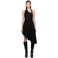베르사체 진 꾸뛰르 베르사체 Versace Jeans Couture Black Baroque Buckle Minidress 241202F052016