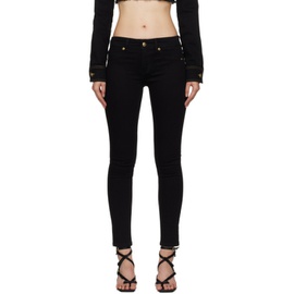 베르사체 진 꾸뛰르 베르사체 Versace Jeans Couture Black Two-Pocket Jeans 241202F069000
