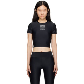 베르사체 진 꾸뛰르 베르사체 Versace Jeans Couture Black Print T-Shirt 241202F110019