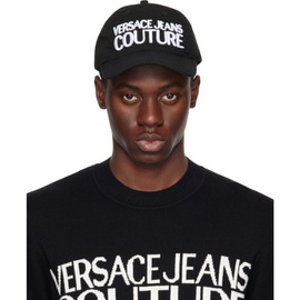 베르사체 진 꾸뛰르 베르사체 Versace Jeans Couture Black Logo Baseball Cap 241202M139032