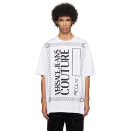 베르사체 진 꾸뛰르 베르사체 Versace Jeans Couture White Piece No. T-Shirt 241202M213027