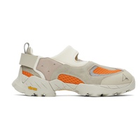 로아 ROA 오프화이트 Off-White & Orange Rozes Sneakers 241204F128001