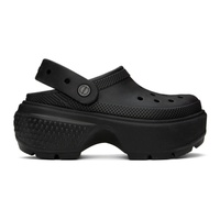 Crocs Black Stomp Clogs 241209F121017