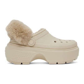 Crocs 오프화이트 Off-White Stomp Lined Clogs 241209F121018
