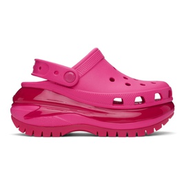 Crocs Pink Mega Crush Clogs 241209F121027