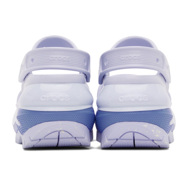 크록스 Crocs Blue Mega Crush Sandals 241209F124012