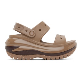 Crocs Brown Mega Crush Sandals 241209F124014
