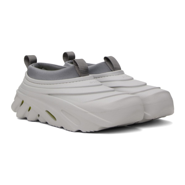 크록스 Crocs Gray Echo Storm Sneakers 241209M231001