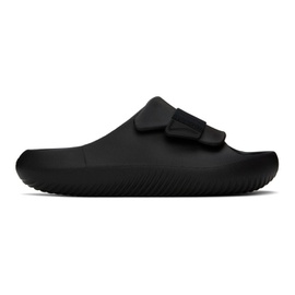 Crocs Black Mellow Luxe Recovery Slides 241209M234015