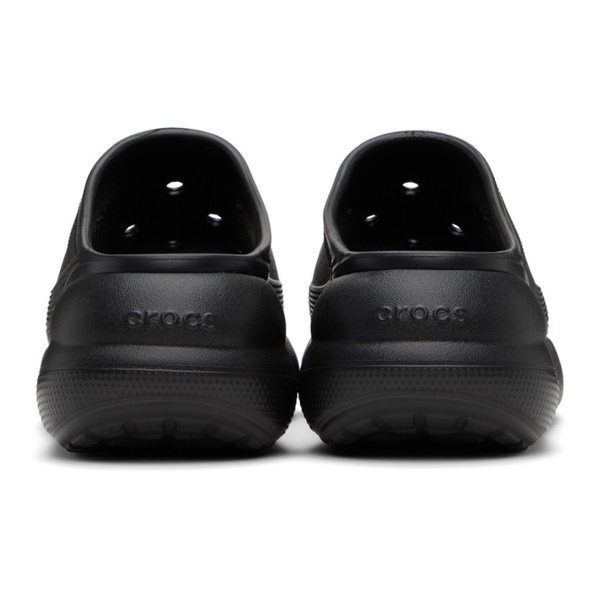 크록스 Crocs Black Crush Slides 241209M234024