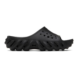 Crocs Black Echo Slides 241209M234034