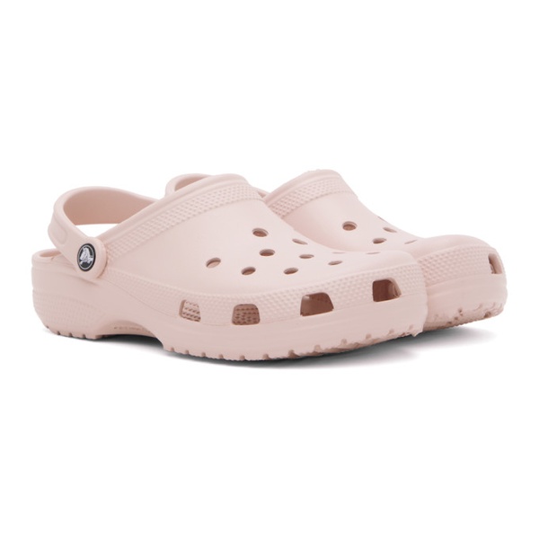 크록스 Crocs Pink Classic Clogs 241209M234051