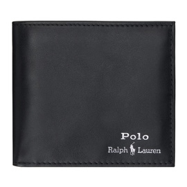 폴로 랄프 로렌 Polo Ralph Lauren Black Suffolk Billfold Wallet 241213M164000