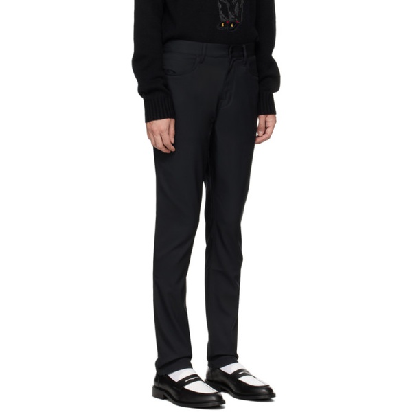 폴로랄프로렌 폴로 랄프 로렌 Polo Ralph Lauren Black Slim-Fit Trousers 241213M191005