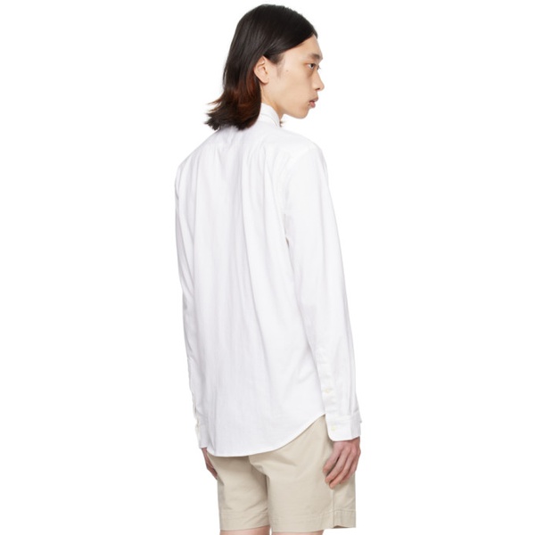 폴로랄프로렌 폴로 랄프 로렌 Polo Ralph Lauren White Embroidered Shirt 241213M192000