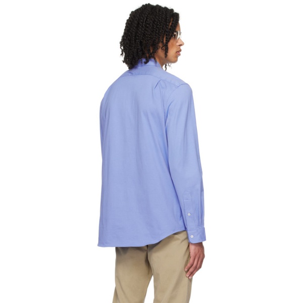 폴로랄프로렌 폴로 랄프 로렌 Polo Ralph Lauren Blue Embroidered Shirt 241213M192002