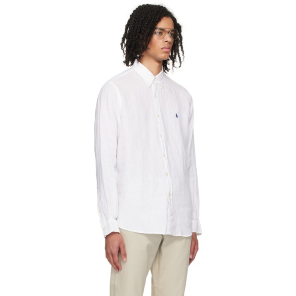 폴로랄프로렌 폴로 랄프 로렌 Polo Ralph Lauren White Lightweight Shirt 241213M192013