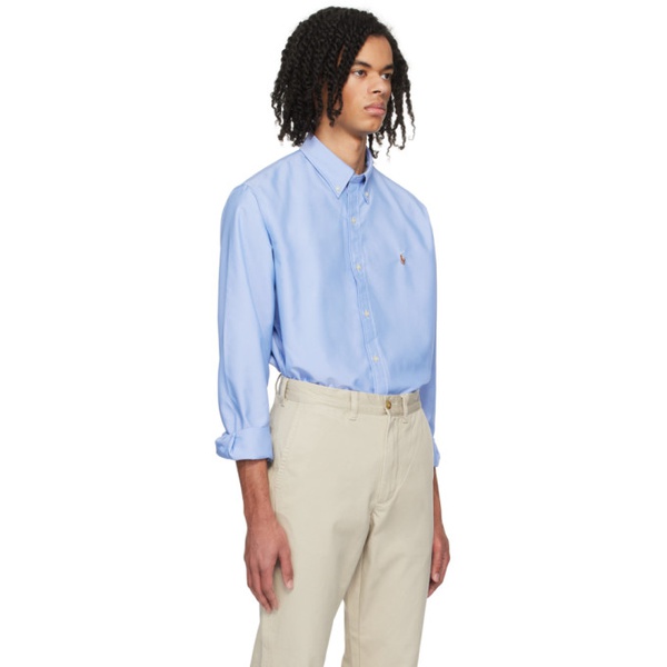 폴로랄프로렌 폴로 랄프 로렌 Polo Ralph Lauren Blue Classic Performance Shirt 241213M192014