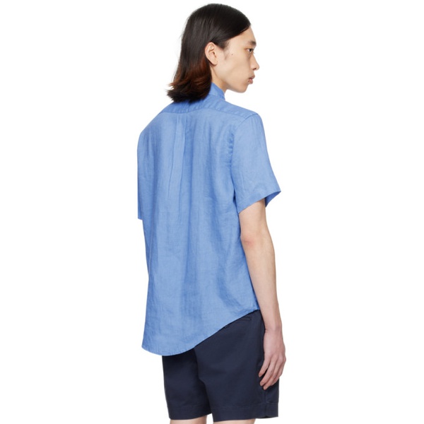 폴로랄프로렌 폴로 랄프 로렌 Polo Ralph Lauren Blue Classic Fit Shirt 241213M192019