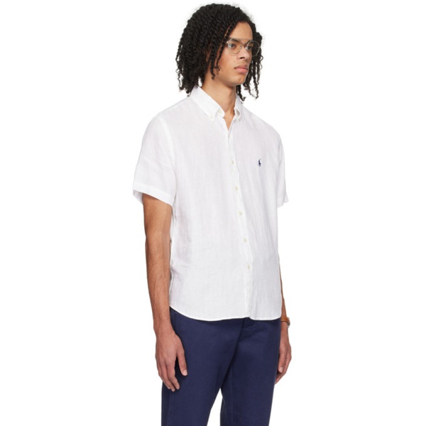 폴로랄프로렌 폴로 랄프 로렌 Polo Ralph Lauren White Classic Fit Shirt 241213M192021