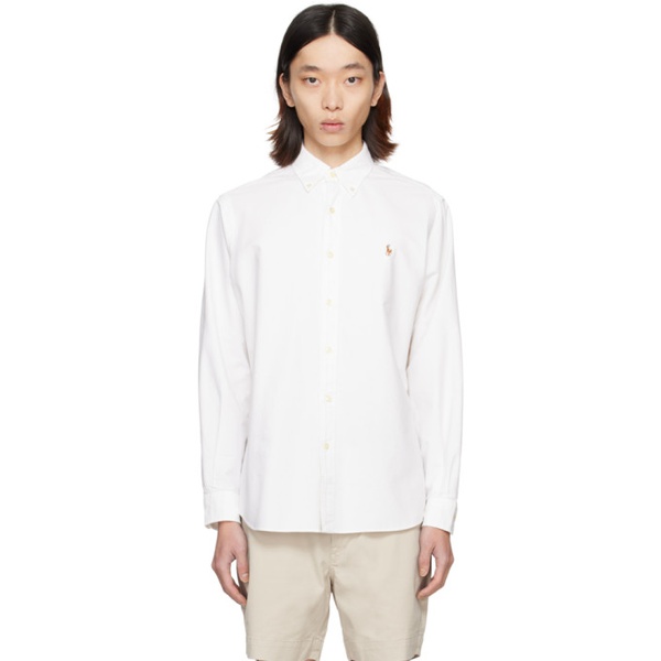 폴로랄프로렌 폴로 랄프 로렌 Polo Ralph Lauren White The Iconic Oxford Shirt 241213M192023
