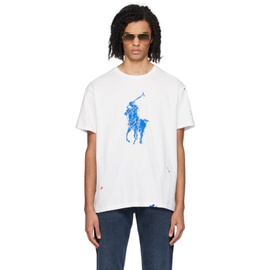 폴로 랄프 로렌 Polo Ralph Lauren White Big Pony T-Shirt 241213M192026