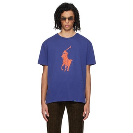 폴로 랄프 로렌 Polo Ralph Lauren Blue Big Pony T-Shirt 241213M192027