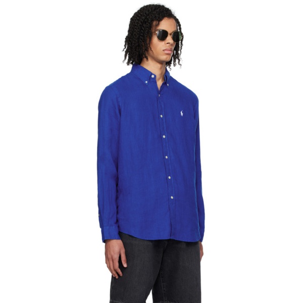 폴로랄프로렌 폴로 랄프 로렌 Polo Ralph Lauren Blue Lightweight Shirt 241213M192030