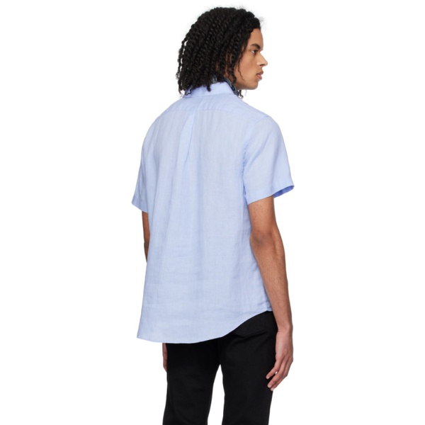 폴로랄프로렌 폴로 랄프 로렌 Polo Ralph Lauren Blue Classic Fit Shirt 241213M192036