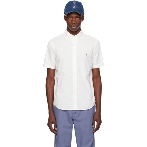 폴로랄프로렌 폴로 랄프 로렌 Polo Ralph Lauren White Classic Fit Shirt 241213M192050