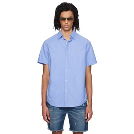 폴로 랄프 로렌 Polo Ralph Lauren Blue Classic Fit Shirt 241213M192053