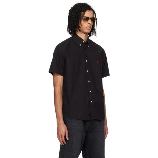 폴로랄프로렌 폴로 랄프 로렌 Polo Ralph Lauren Black Classic Fit Shirt 241213M192054