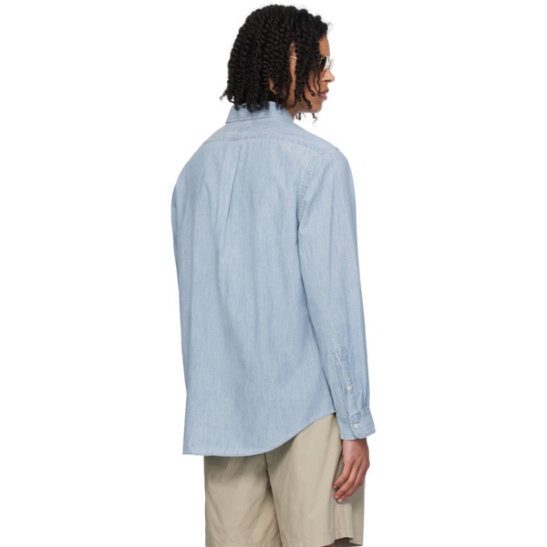 폴로랄프로렌 폴로 랄프 로렌 Polo Ralph Lauren Indigo Classic Fit Denim Shirt 241213M192061