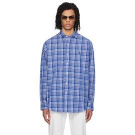 폴로 랄프 로렌 Polo Ralph Lauren Blue Classic Fit Shirt 241213M192064