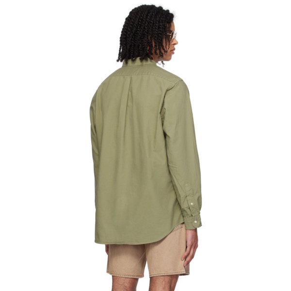 폴로랄프로렌 폴로 랄프 로렌 Polo Ralph Lauren Khaki Garment-Dyed Shirt 241213M192074