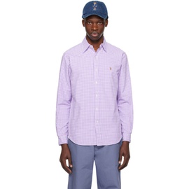 폴로 랄프 로렌 Polo Ralph Lauren Purple Gingham Shirt 241213M192076