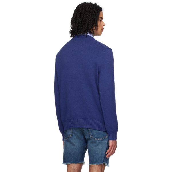 폴로랄프로렌 폴로 랄프 로렌 Polo Ralph Lauren Blue Polo Bear Sweater 241213M204008