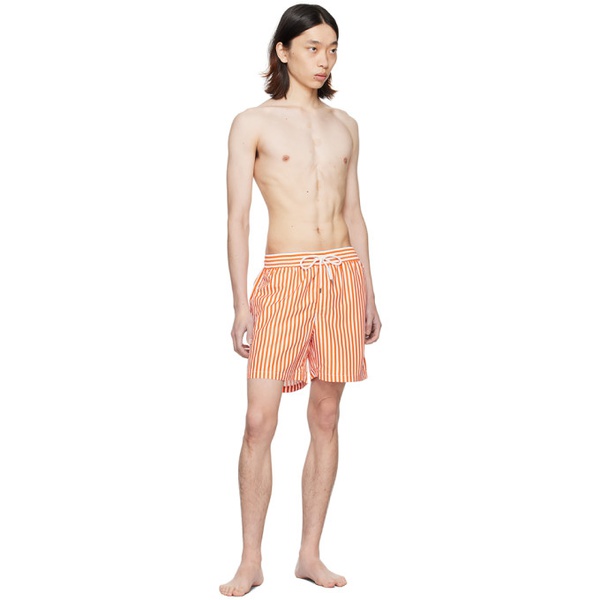 폴로랄프로렌 폴로 랄프 로렌 Polo Ralph Lauren Orange Traveler Swim Shorts 241213M208005