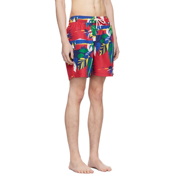폴로랄프로렌 폴로 랄프 로렌 Polo Ralph Lauren Multicolor Printed Swim Shorts 241213M208006