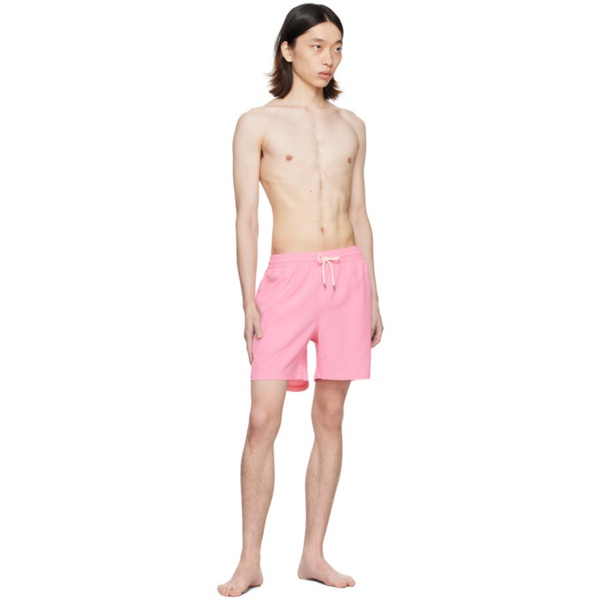 폴로랄프로렌 폴로 랄프 로렌 Polo Ralph Lauren Pink Traveler Swim Shorts 241213M208011