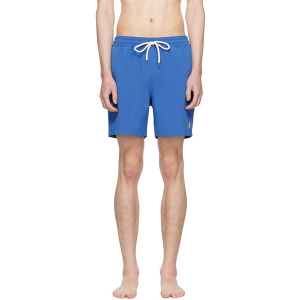 폴로랄프로렌 폴로 랄프 로렌 Polo Ralph Lauren Blue Traveler Swim Shorts 241213M208014