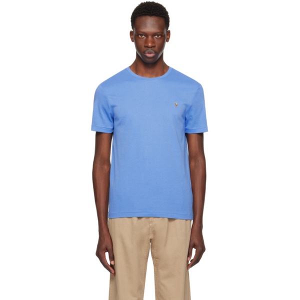 폴로랄프로렌 폴로 랄프 로렌 Polo Ralph Lauren Blue Classic Fit T-Shirt 241213M213017