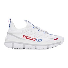 폴로 랄프 로렌 Polo Ralph Lauren White Adventure 300 Lite Sneakers 241213M237002