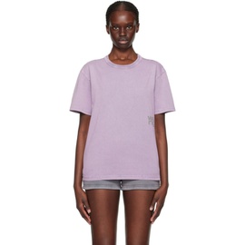 알렉산더왕.T Alexanderwang.t Purple Faded T-Shirt 241214F110030