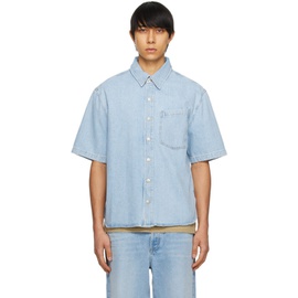 에이골디 AGOLDE Blue Perry Denim Shirt 241214M192000